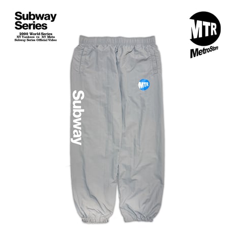 "Subway" COTTONLIKE NYLON PANTS LIGHT GREY