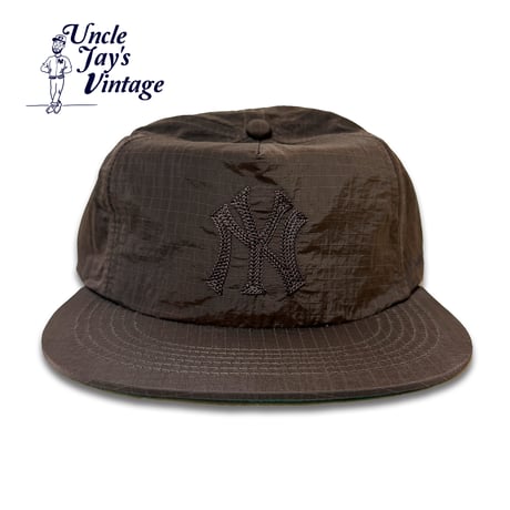 "Uncle Jay's Vintage" NY YANKEES NYLON CAP BROWN