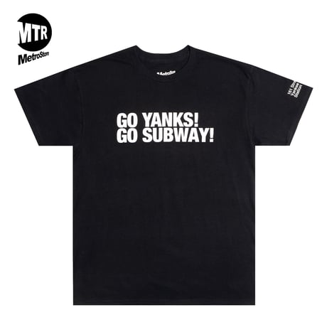 "GO YANKS" 6oz US Cotton Tee Black