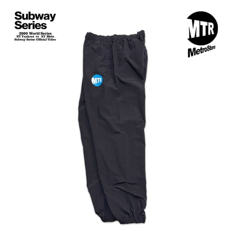 "Subway" COTTONLIKE NYLON PANTS CHARCOAL