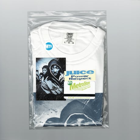 "JUICE" COVER Pt1 6.1oz S/S Tshirt White