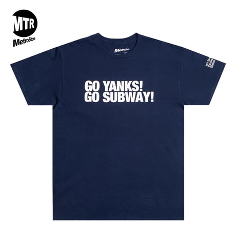 "GO YANKS" 6oz US Cotton Tee Navy
