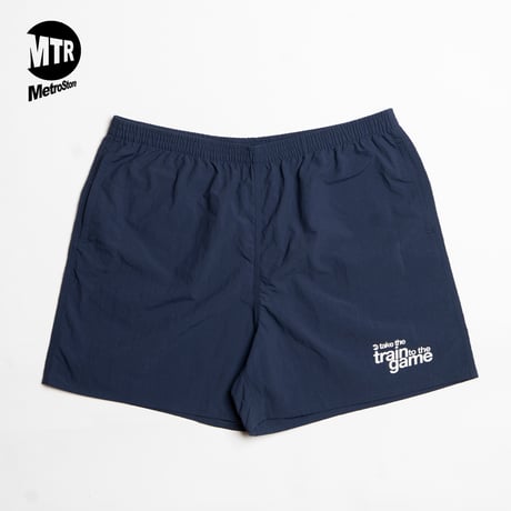 "to the game" NYLON SHORTS Navy