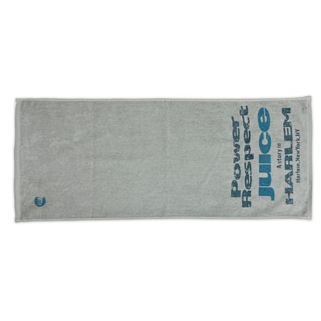 "JUICE" THE TOWEL. LIGHT GRAY
