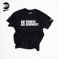 "GO YANKS" 6oz US Cotton Tee Black