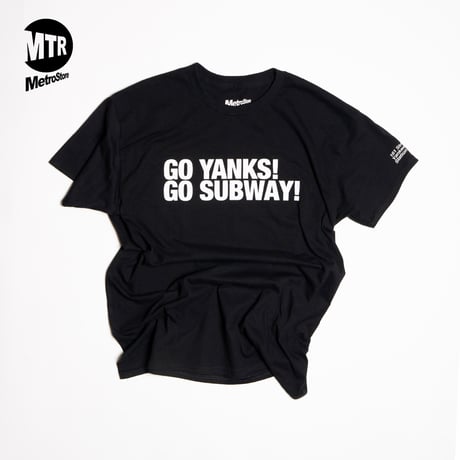 "GO YANKS" 6oz US Cotton Tee Black