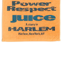 "JUICE" THE TOWEL. GOLD YELLOW
