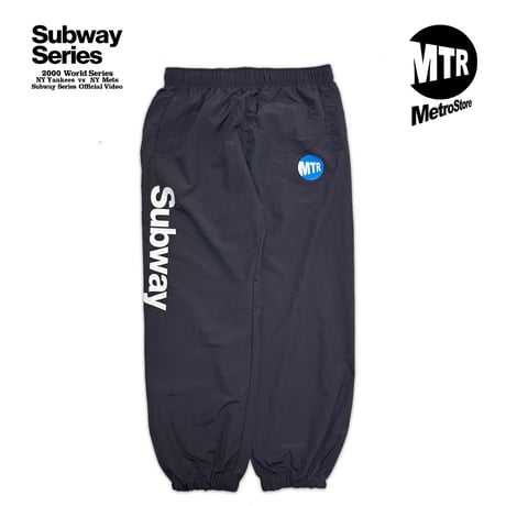 "Subway" COTTONLIKE NYLON PANTS CHARCOAL