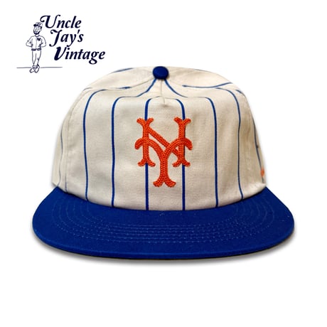 "Uncle Jay's Vintage" NY METS STRIPE CAP