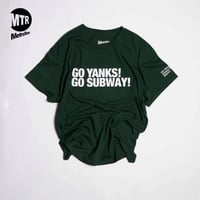 "GO YANKS" 6oz US Cotton Tee ForestGreen