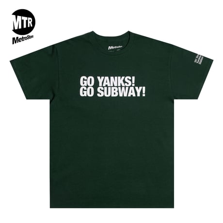 "GO YANKS" 6oz US Cotton Tee ForestGreen