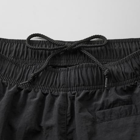 "Subway" COTTONLIKE NYLON PANTS BLACK