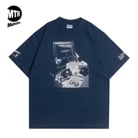 "THE BRONX BOMBERS" 7.5oz GarmentDye Heavyweight Tee MidnightNavy