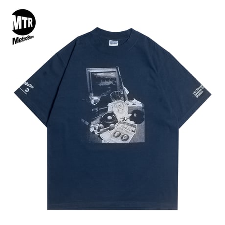 "THE BRONX BOMBERS" 7.5oz GarmentDye Heavyweight Tee MidnightNavy