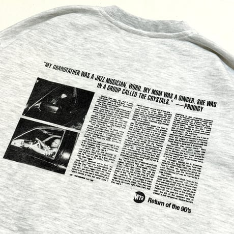 "MOBB DEEP" 10oz COTTON SWEAT AshGray