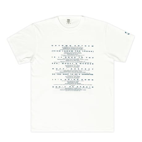 "JUICE" CREDIT 6.1oz S/S Tshirt White