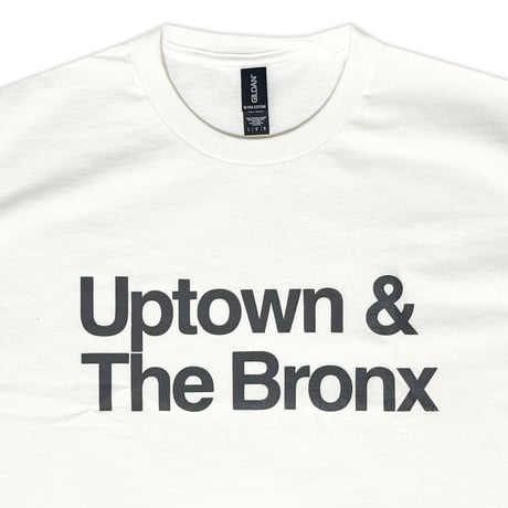 ”Uptown & The Bronx" 6oz S/S Tee White