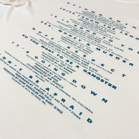 "JUICE" CREDIT 6.1oz S/S Tshirt Cream