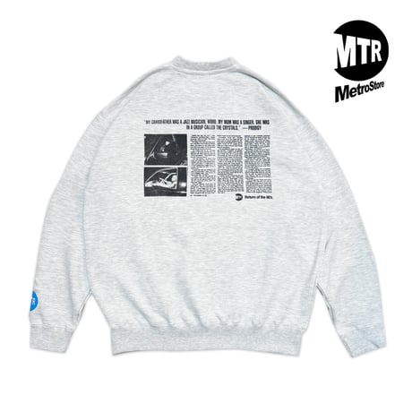 "MOBB DEEP" 10oz COTTON SWEAT AshGray