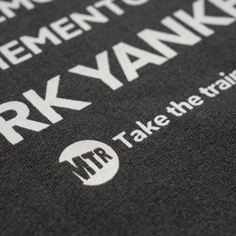 "THE BRONX BOMBERS" 7.5oz GarmentDye Heavyweight Tee ShadowBlack