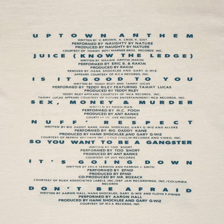"JUICE" CREDIT 6.1oz S/S Tshirt Cream