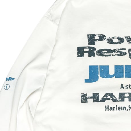 ORDER "JUICE" COVER Pt2 6.2oz L/S Tshirt White