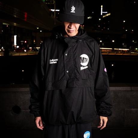 "SubwaySeries2000" CottoAnnorakJackjet   Black
