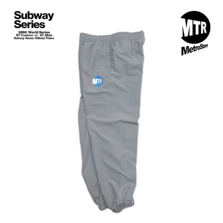 "Subway" COTTONLIKE NYLON PANTS LIGHT GREY
