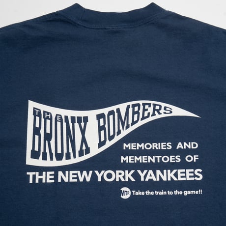 "THE BRONX BOMBERS" 7.5oz GarmentDye Heavyweight Tee MidnightNavy