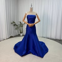 カラードレス 青 ミカドサテン  ビスチェドレス ソフトマーメイドライン 短トレーン 花嫁 前撮り