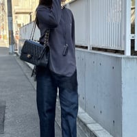 レイヤード×レースニュアンスロングスリーブ(グレー)