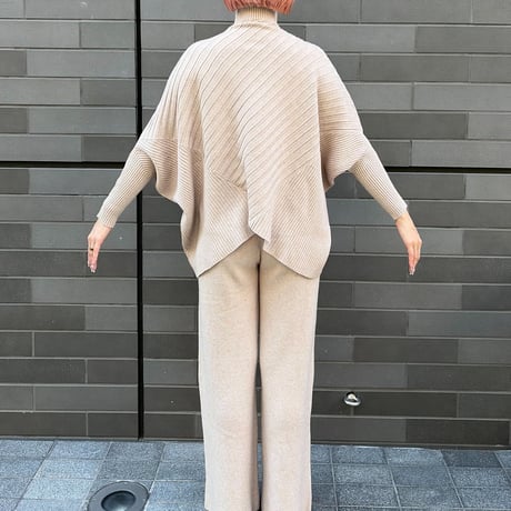 ニットセットアップ(ベージュ)