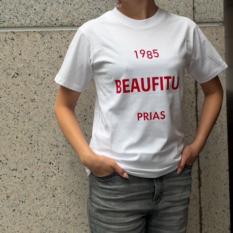 red ロゴtシャツ(ホワイト)