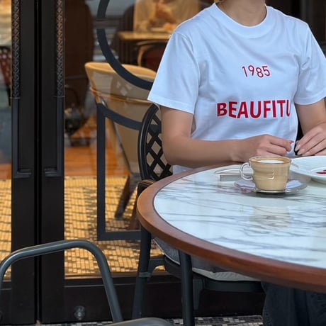 red ロゴtシャツ(ホワイト)