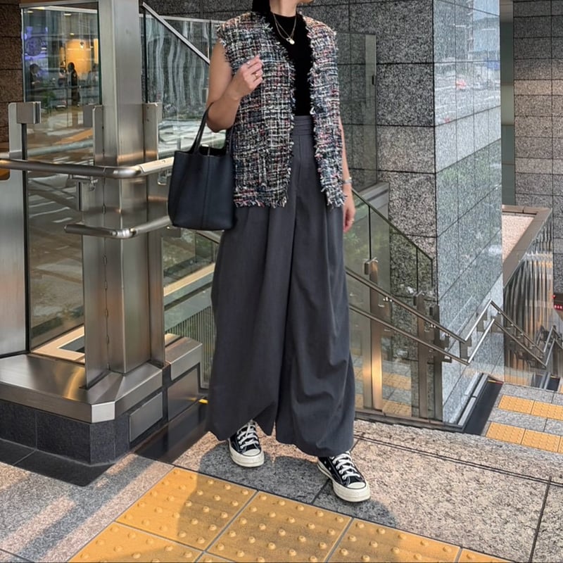 ツイードフリンジベスト(ミックス) | myinemy's STORE