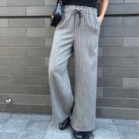 ワイドウェストワイドパンツ(ツイード)