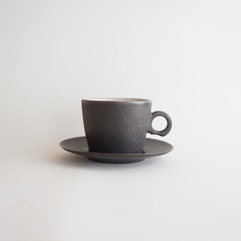 安藤雅信】黒カフェオーレ（黒錆釉） | ギャルリ百草 online store