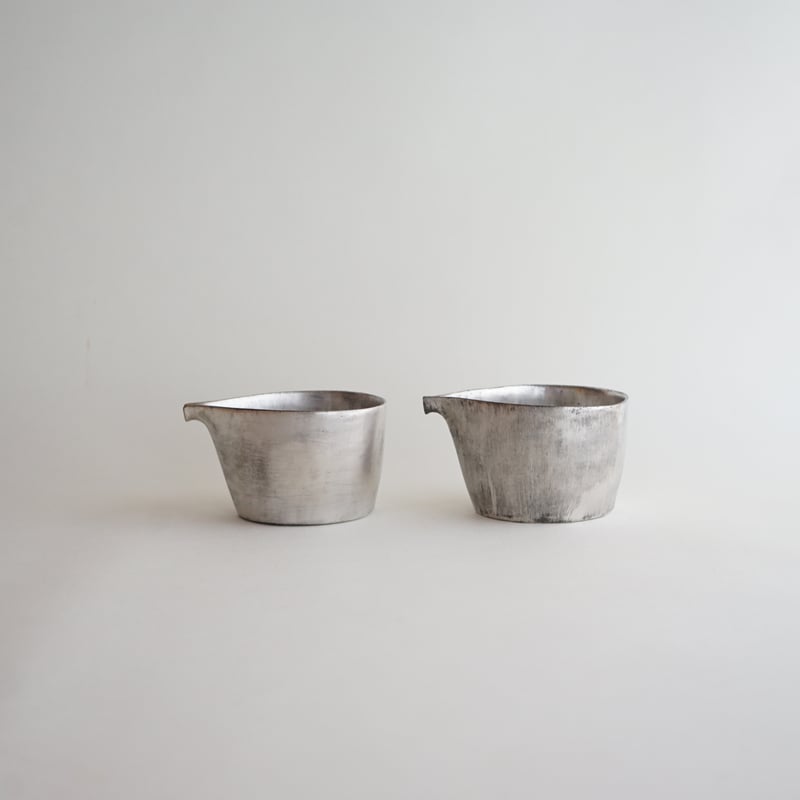 安藤雅信】銀彩片口 M | ギャルリ百草 online store