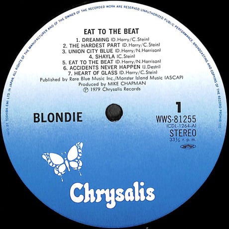 ブロンディ / 恋のハートビート [※国内盤,品番:WWS-81255］(LPレコード)