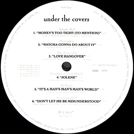 アンダー・ザ・カヴァーズ [※国内盤,品番:P-13647］(LPレコード)