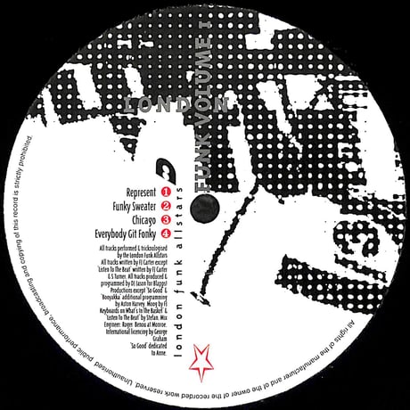 ロンドン・ファンク・オールスター / London Funk Volume 1 [※輸入盤,生産国:UK,品番:ZEN 16,2枚組］(LPレコード)