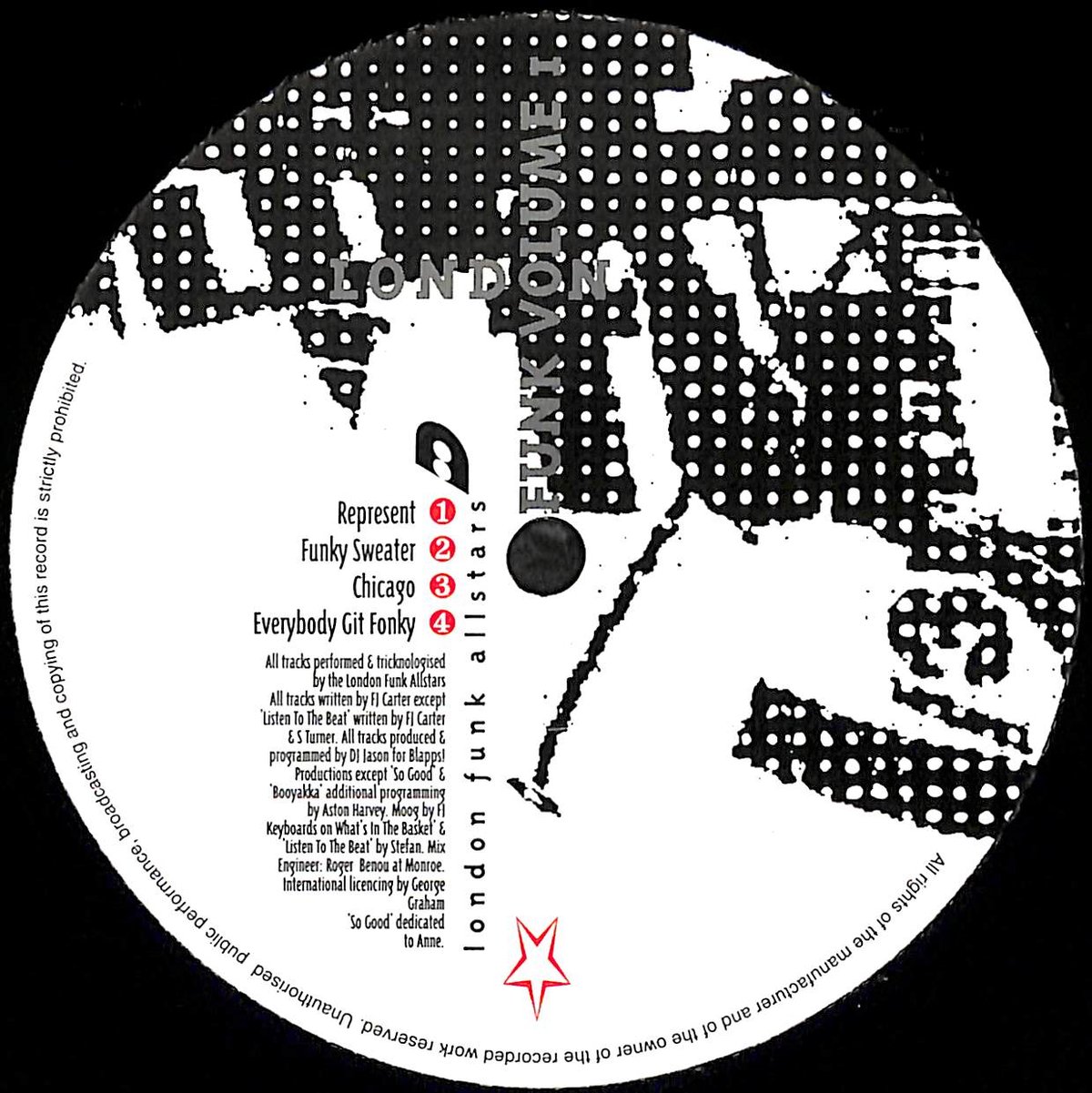 洋楽 London funk allstars/London funk Vol:1 LONDON FUNK ALLSTARS