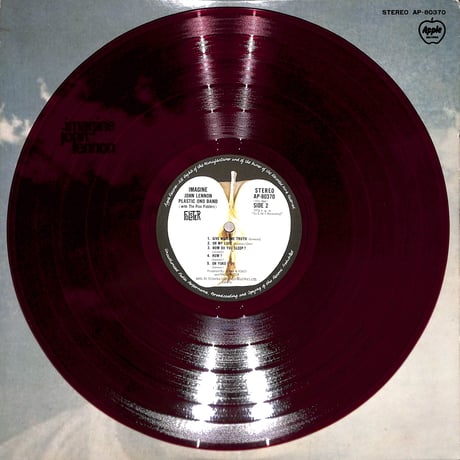 ジョン・レノン / イマジン [※国内盤,品番:AP-80370,赤盤］(LPレコード)