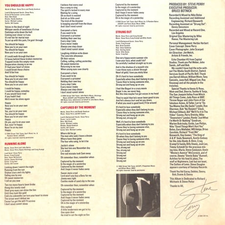 スティーヴ・ペリー / ストリート・トーク [※国内盤,品番:28AP 2848］(LPレコード)