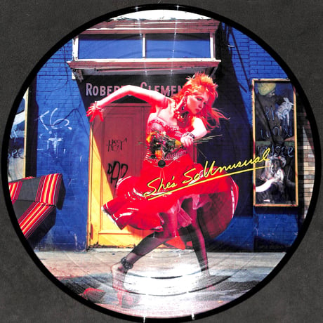 シンディ・ローパー / N.Y.ダンステリア [※国内盤,品番:30・3P-564,ピクチャーディスク］(LPレコード)