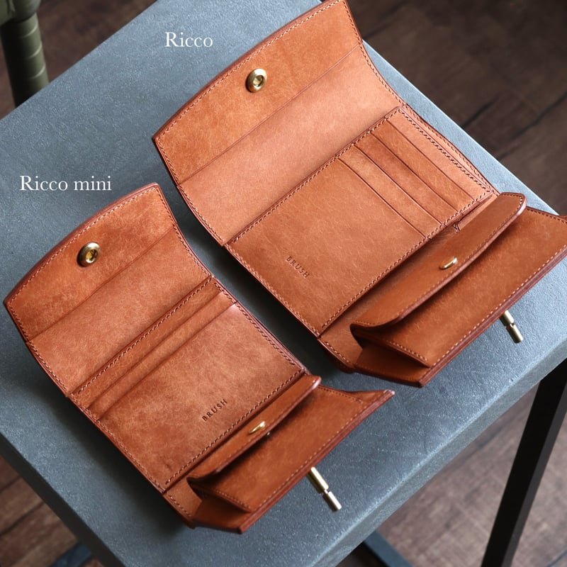 ミドルウォレット【Ricco】マルゴー | BRUSH Leather Products