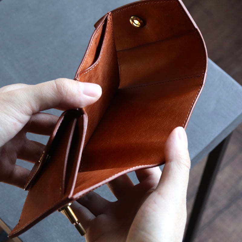 ミニウォレット【Ricco mini】マルゴー | BRUSH Leather Products