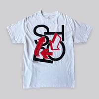 [POST/SPOT/STOP] T-shirt designed by Experimental Jetset