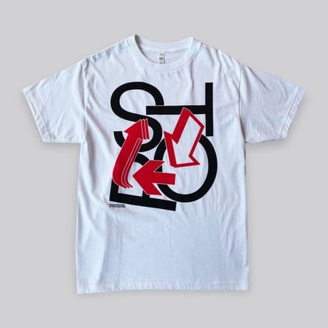 [POST/SPOT/STOP] T-shirt designed by Experimental Jetset