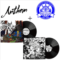 ≪PRE ORDER≫≪2VINYL+TICKET≫【ATM-007】Gasha Dokuro + 【ATM-008】DC + Anthem・ナイトメロウ ADV TICKET